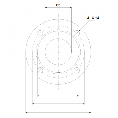 Ответные фланцы (комплект) Grundfos FLANGE SET PN6 UP65 65MM
